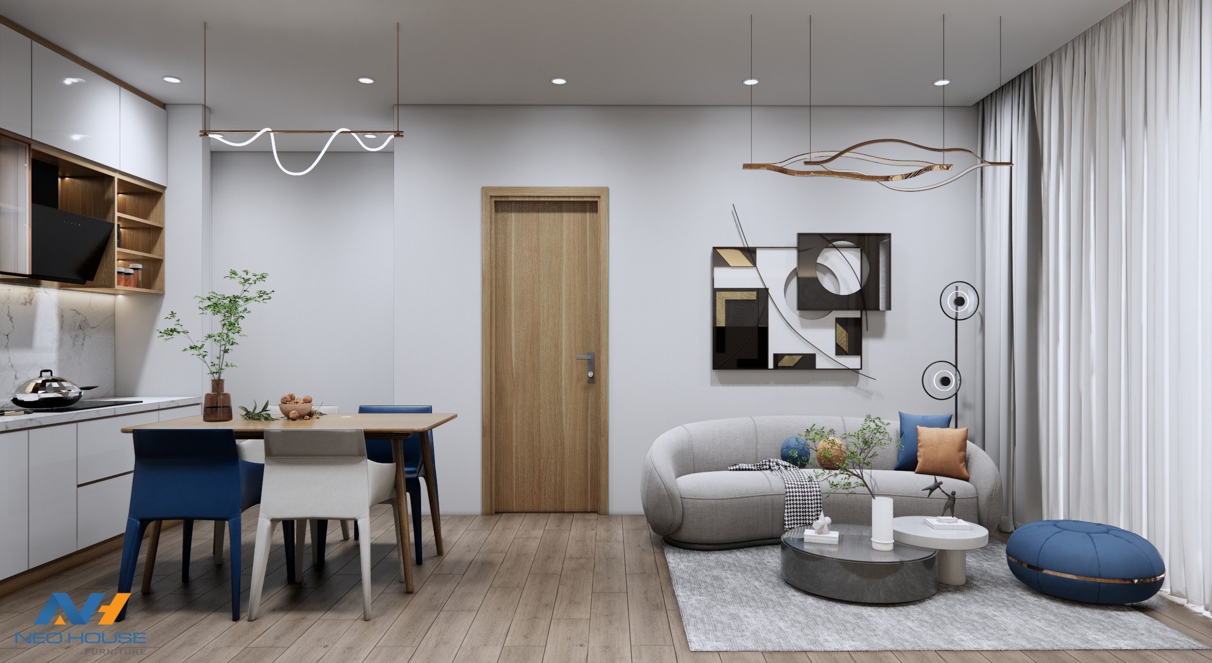 NỘI THẤT CĂN HỘ 30 ANH TRUNG - FPT PLAZA ĐÀ NẴNG