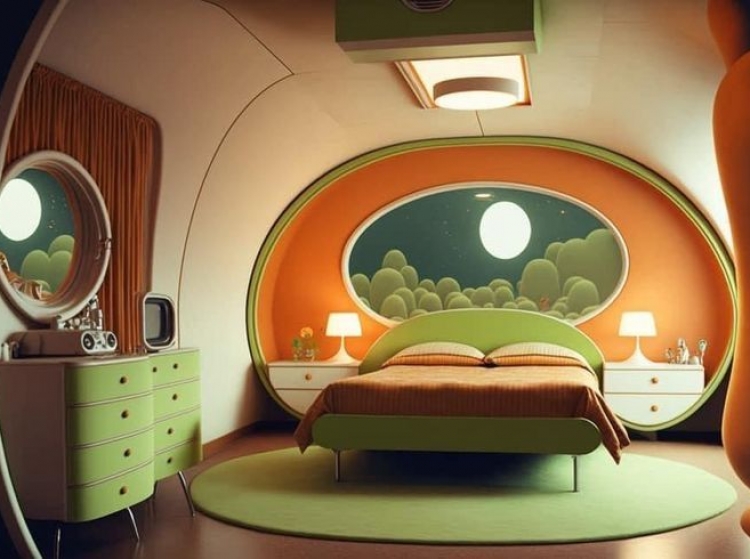 PHONG CÁCH RETRO-FUTURISM TRONG THIẾT KẾ NỘI THẤT