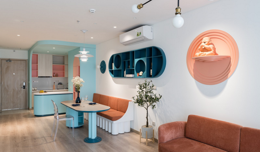 XU HƯỚNG THIẾT KẾ NỘI THẤT ĐA SẮC MÀU COLOR BLOCK