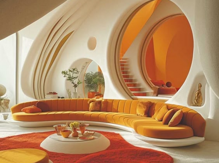 THIẾT KẾ PHÒNG KHÁCH THEO PHONG CÁCH AVANT GARDE ĐỘC ĐÁO