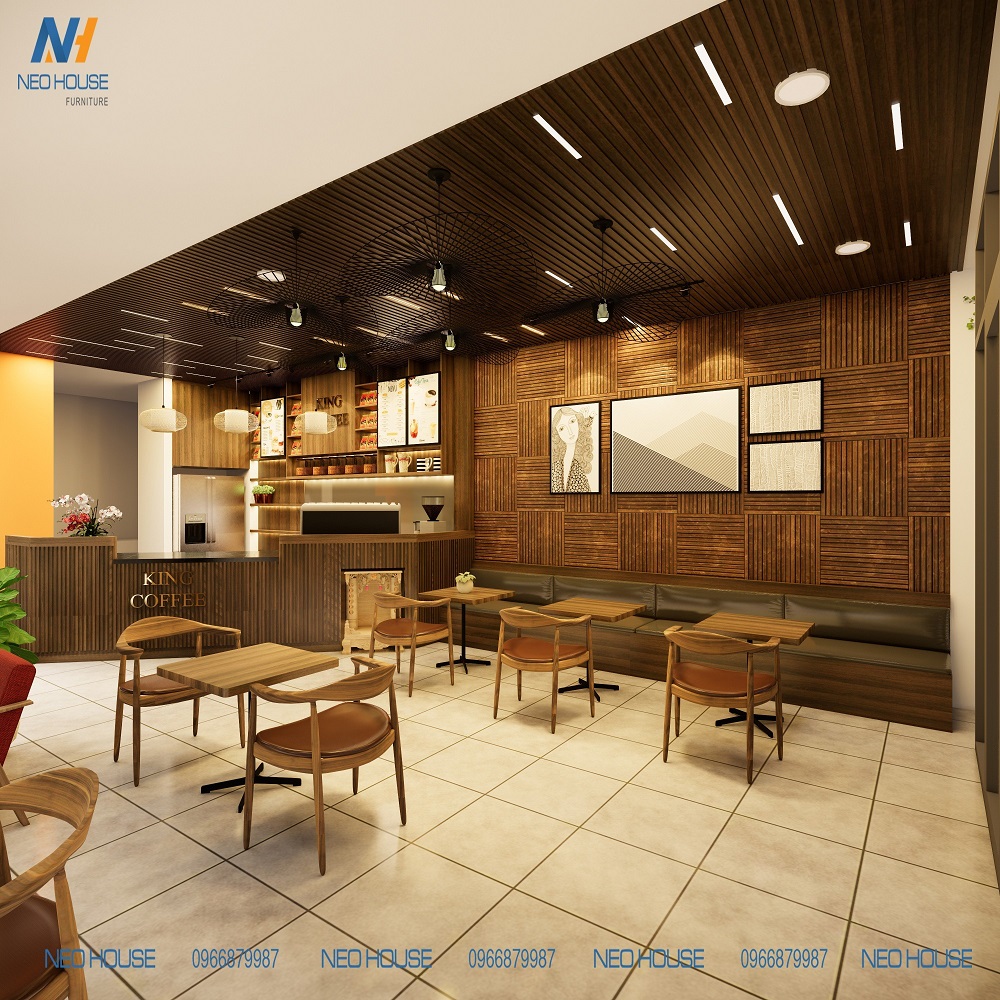 CÔNG TRÌNH NỘI THẤT KING COFFEE - ĐÀ NẴNG